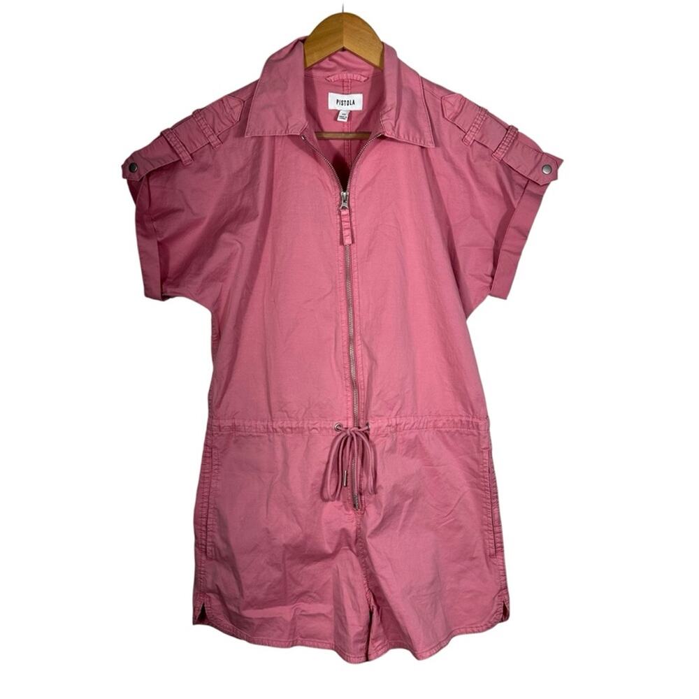 Pistola Meg Zip Front Romper - Flamingo Size XS - Picture 4 of 12
